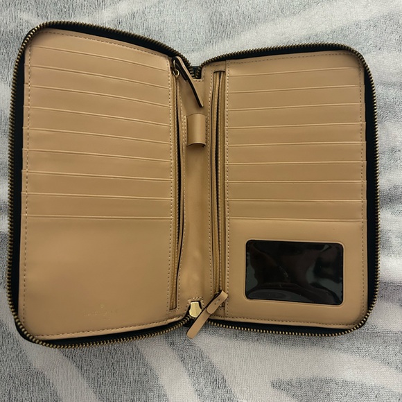 Kate Spade XL Black Leather Wallet - Picture 2 of 3